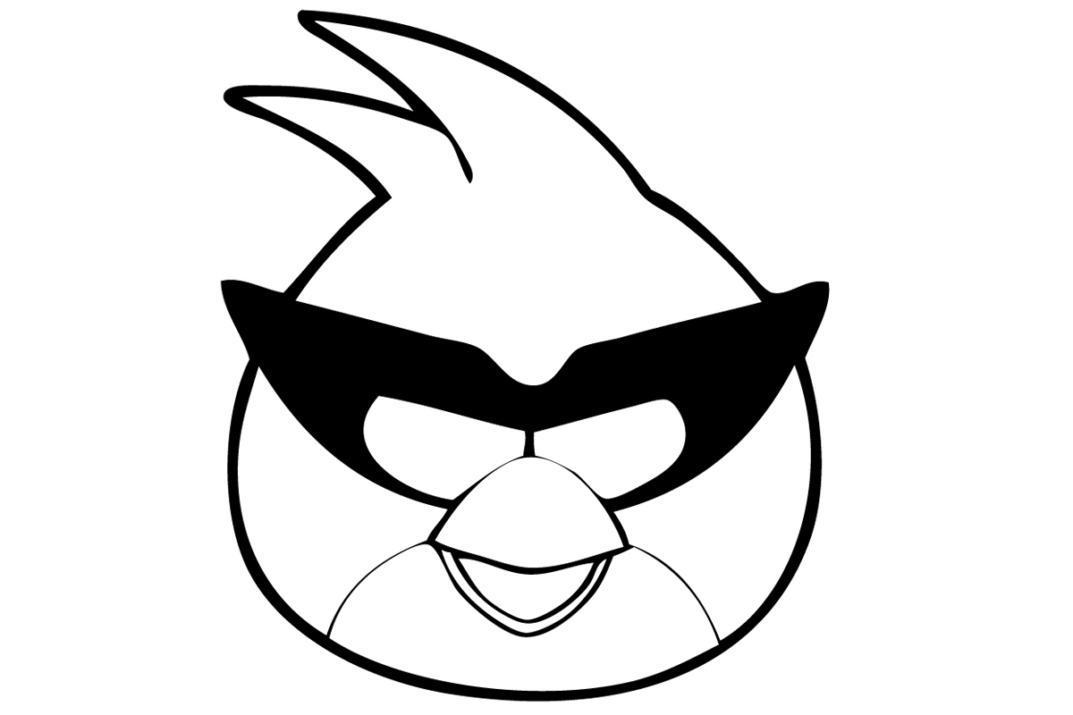 Раскраски Энгри Бердс (Angry Birds) - с птичками и свинками - скачать и распечатать