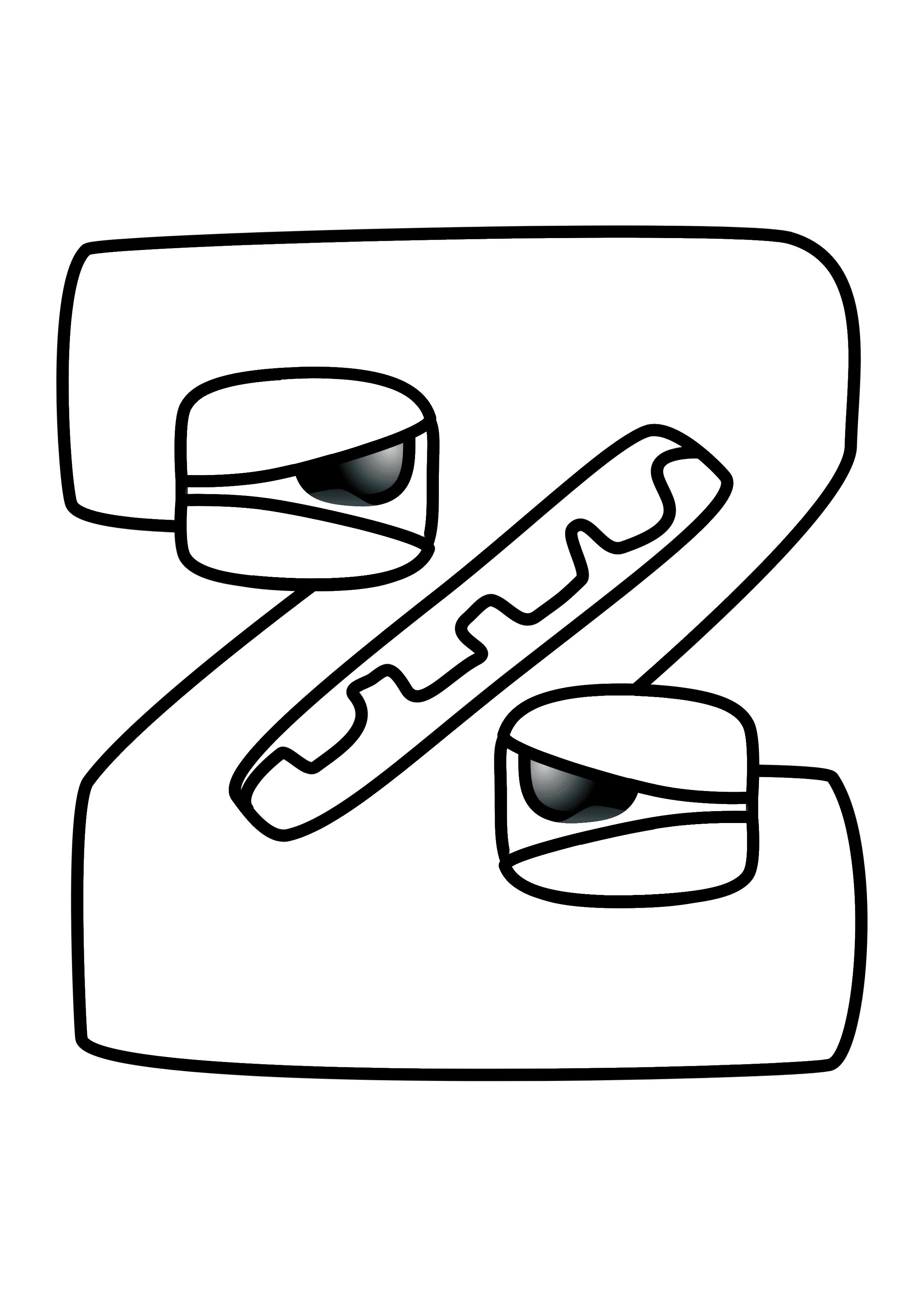 Буква Z из алфавита лор