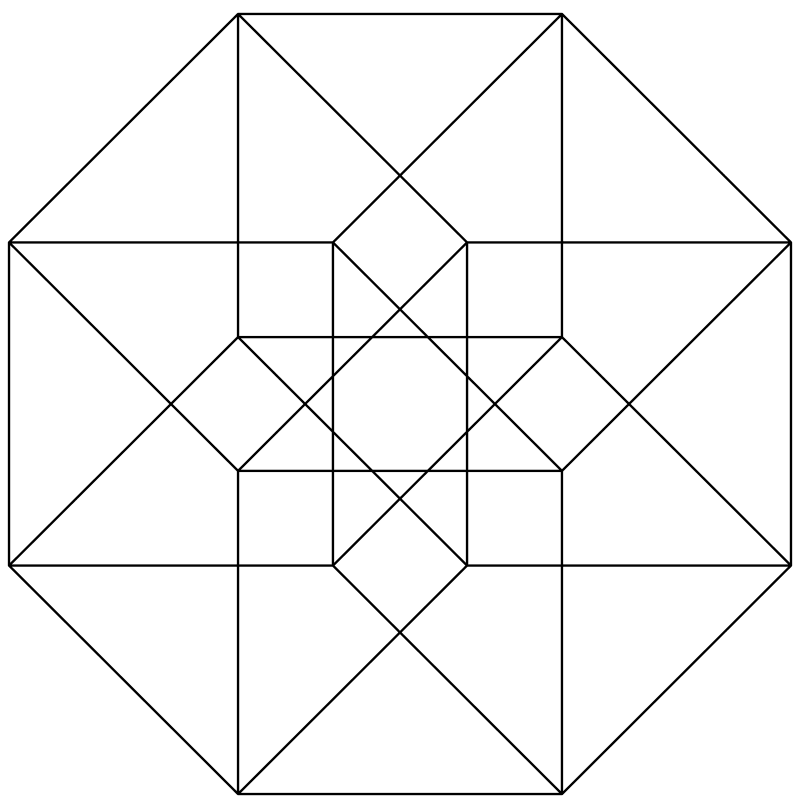 Ортогональная проекция гиперкуба