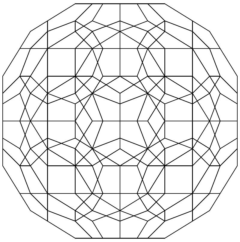Ортогональная проекция гекатоникосахора