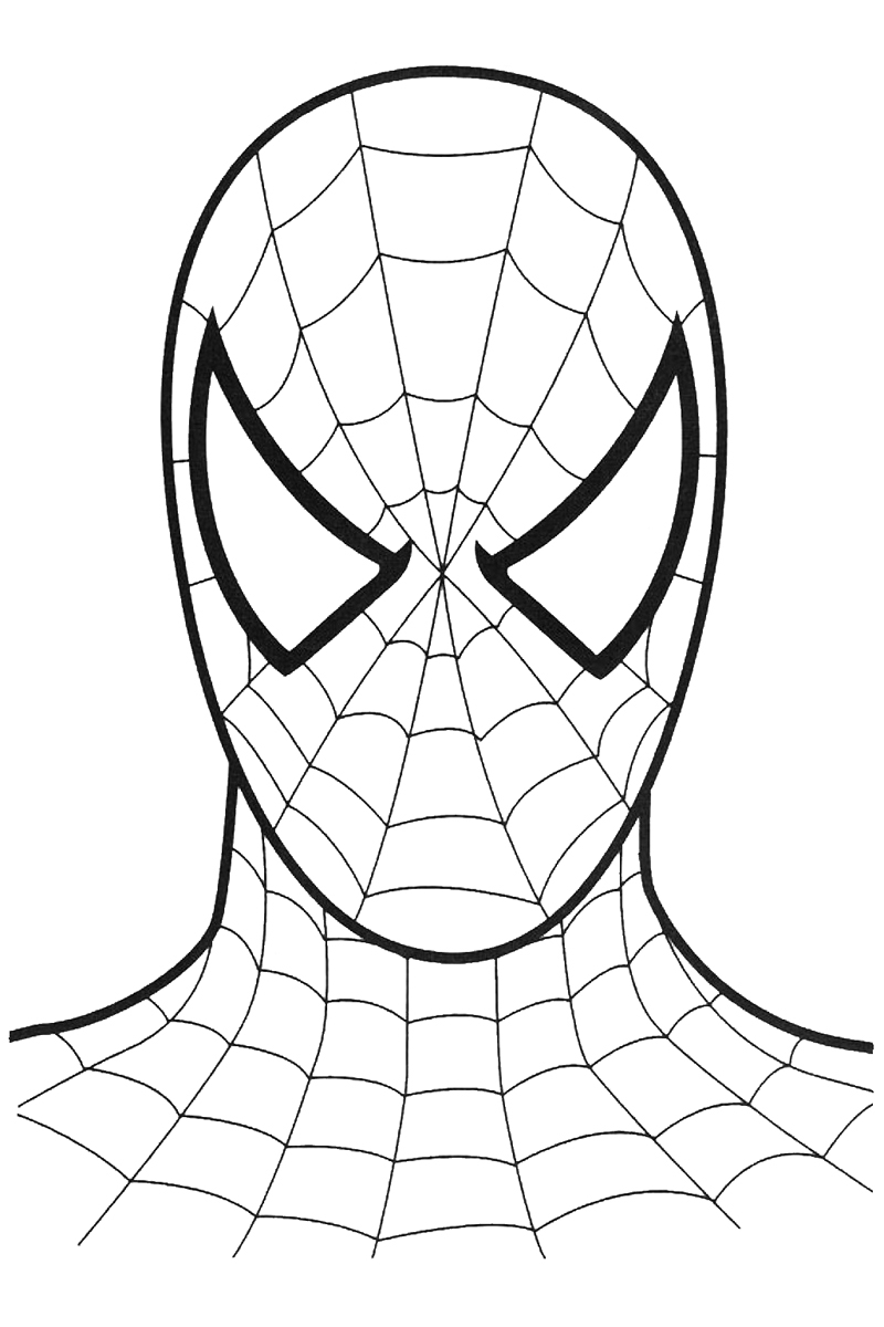 Игра Онлайн раскраска Человек паук