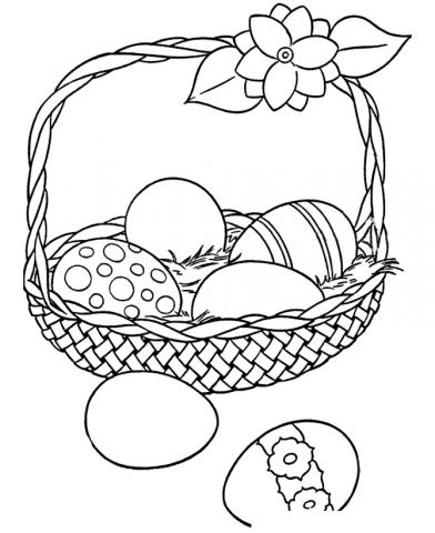 Игры раскраски Пасхальные яйца
