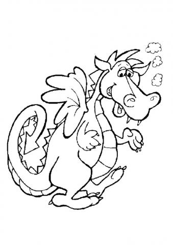 Раскраски из мультфильма Как приручить дракона (How to Train Your Dragon) скачать